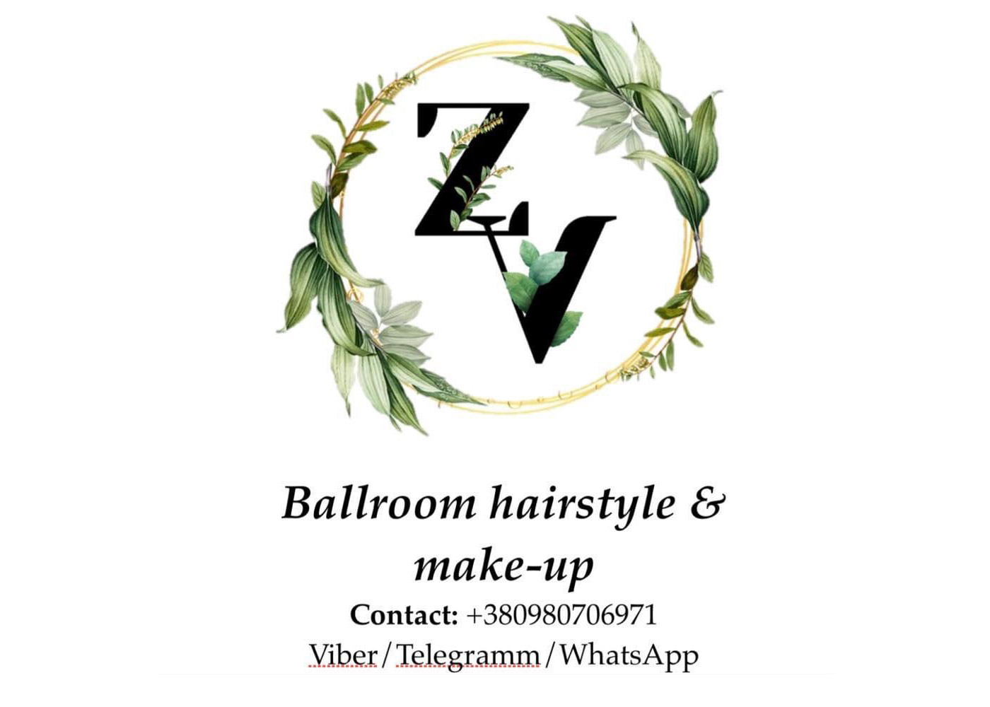 ZV Ballroom Hair Style & Maje Uo Ad